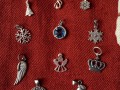Новые серебряные подвески Вальтера (Ангел, рыбка, корона, рука, клевер)